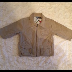Boy’s Baby Gap Lined Khaki Jacket
